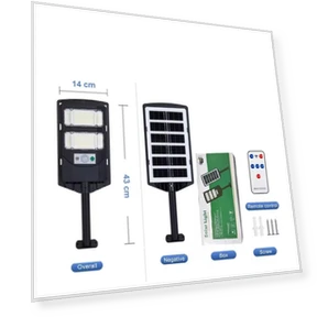 Solar LED Light Outdoor — Outdoor Security & Flood Lighting, Modern Home Improvement