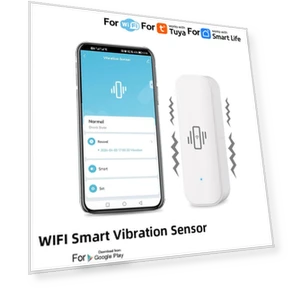 WiFi Vibration Sensor — Smart Home Security, Home Renovation