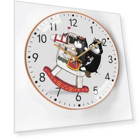10-inch Creative Fully Automatic Radio Wall Clock — Clocks, Window glass film