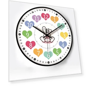 10-inch Learning Wall Clock — Educational Timepieces, Window glass film