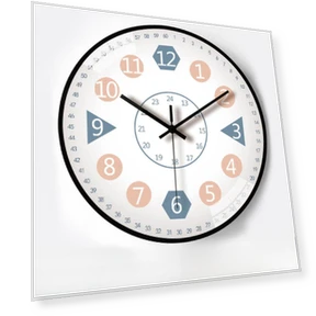 12-Inch Automatic Synchronization Silent Wall Clock — Clocks, Window glass film