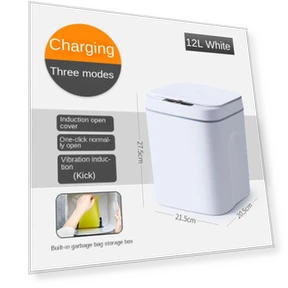 Automatic Sensor Trash Can — Kitchen Cans, Simple and warm
