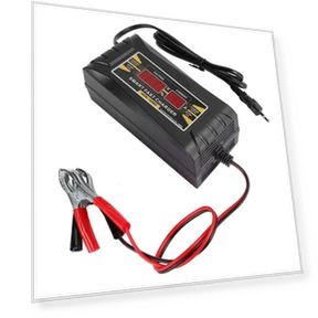 Automatic Smart Fast Car Battery Charger Power Supply with Display Screen — Chargers, DIYelecs