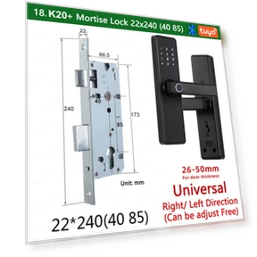 Biometric Fingerprint Door Lock — Smart Home Security, Crown Global