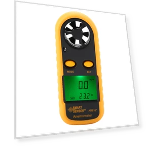 Digital LCD Anemometer Handheld Wind Speed Meter — Wind Speed Gauges, ZEALOT