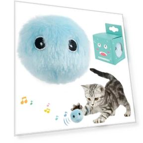 Interactive Plush Electric Ball with Catnip — Cat Playthings, Smart Pet Supplies