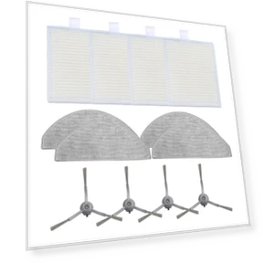 Mop Cloths and Filter Replacement Set — Parts & Accessories, MaMa workplace