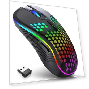 Rechargeable Gaming Mouse with Adjustable DPI — Gaming Mice, baoxun