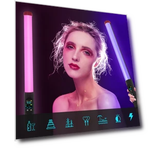 RGB Waterproof Photography Handheld Light Stick — Photography Lighting & Studio Equipment, PULUZ