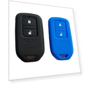 Smart Silicone Key Case Cover with 2 Buttons — Key Holders & Accessories, ZIAN