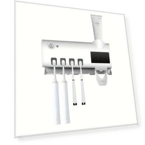 Smart Toothbrush Holder with Automatic Dispenser — Toothbrush Holders, weve