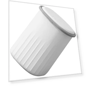 Smart Touch Trash Can — Kitchen Cans, Simple and warm