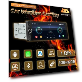 Universal Car Radio Receiver with Touchscreen — Stereo Receivers, icreative