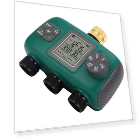 3-Way Watering Timer with Brass Port — Controllers, Vestidos