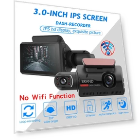 Dual Lens Car Dash Cam — Dashboard Cameras, GLOBUS