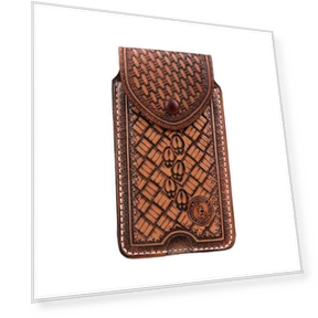 Genuine Leather Smartphone Belt Holster — Holsters, TOURBON