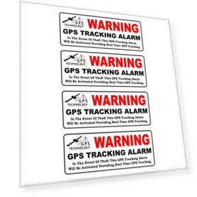 GPS Tracking Alarm Stickers — Accessories, Beihaig