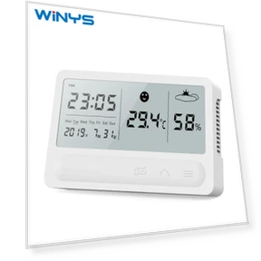 Digital LCD Weather Station Clock — Hygrometers, globalseller