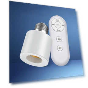LED Lamp Base with Wireless Remote Control and Smart Timer — Light Sockets, Spritelike