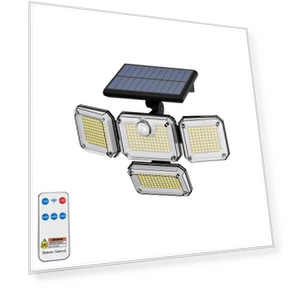 Solar Motion Sensor Outdoor Courtyard Light — Outdoor Security & Flood Lighting, the BAY