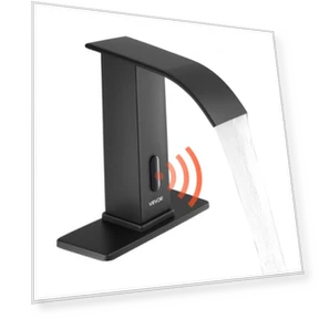 Touchless Bathroom Sink Faucet with Motion Sensor — Hands-Free Faucets, VEVOR