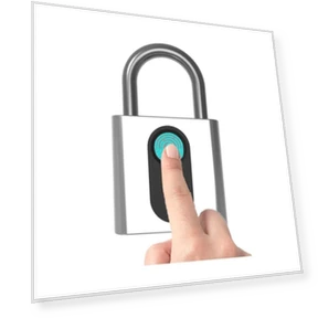 Waterproof Fingerprint Lock USB Charging Electronic Door Lock Portable Smart Padlock Outdoor — Padlocks & Hasps, laizhoubaorong