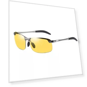 Yellow Photochromic Polarized Smart Glasses — Smart Glasses, Binchi