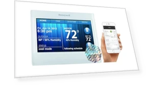 Color Touch Screen Programmable Thermostat — Smart Climate Control, Honeywell