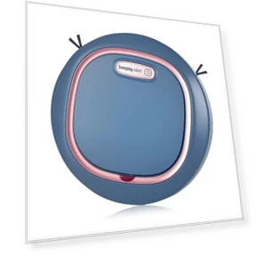 Compact Slim Thin Robotic Vacuum and Sweeping Combo — Smart Cleaning Robots, Generic