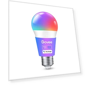 Smart Light Bulbs, Color Changing, WiFi & Bluetooth, A19, 1 Pack — LED, Govee
