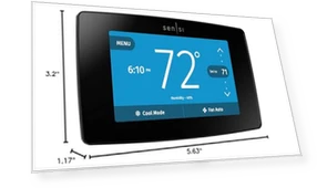 Smart Thermostat with Touchscreen Color Display — Smart Climate Control, Emerson