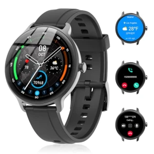 Smart Watch with AI Voice, Fitness Tracker, IP68 Waterproof — Smart Watch, KIBFLE