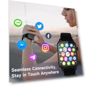 Smart Watch with HD Display, Sports Modes, and Health Tracking — Smartwatches, TRAUSI