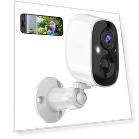 Smart Wireless Security Camera — Outdoor Security Cameras, Tziarp
