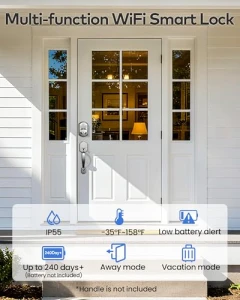 WiFi Smart Lock with Fingerprint and Keypad — Smart Lock, TEEHO