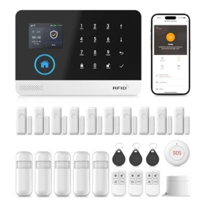 Wireless Home Alarm System, 24-Piece Kit, PGST