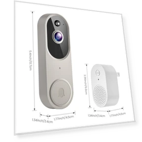 Wireless Video Doorbell Camera — Smart Home Security, LumoYuzu