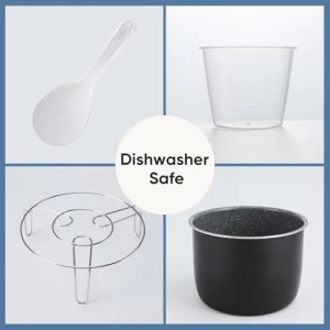 12-in-1 Electric Pressure Cooker 6 QT Stainless Steel Multi Cooker — Multicooker, DUMOS