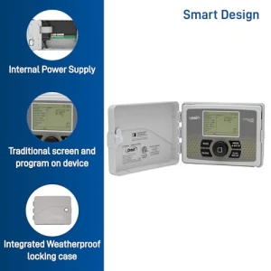 6-Zone Smart Indoor/Outdoor Sprinkler Controller — Irrigation System, Orbit