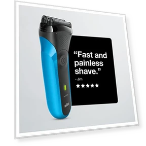 Electric Razor for Men, Rechargeable, Wet & Dry — Foil, Braun