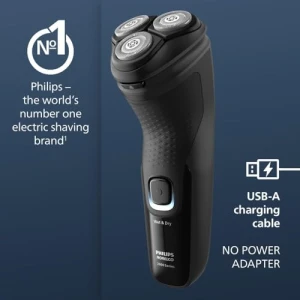 Wet and Dry Electric Shaver with Pop-up Trimmer, Philips