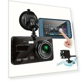 4-inch Touchscreen Car Dash Cam — Dashboard Cameras, LIAESMART