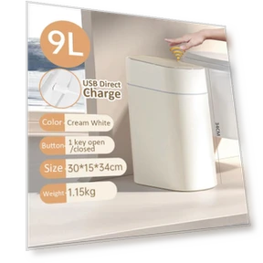Automatic Sensor Trash Can — Kitchen Cans, QIANBAIDI