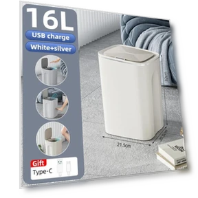 Automatic Touch Sensor Trash Bin — Kitchen Cans, Household supplies MH