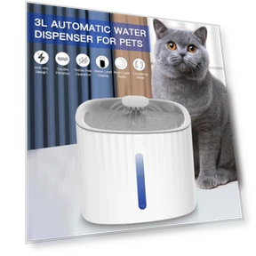 Automatic Water Dispenser for Pets — Feeding Supplies, TOMTOP JMS