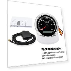GPS Speedometer with Touch Antenna — Navigation & GPS Accessories