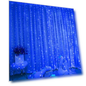 LED Curtain Lights — Garden Illumination, AI Supermarket