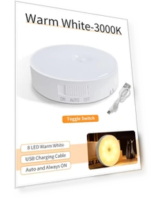 Rechargeable Motion Sensor Light — Night Lights, Build My Home