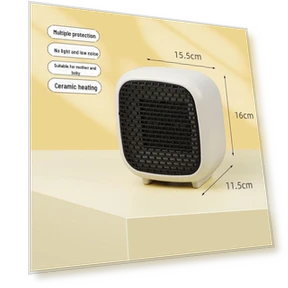 Silent Desktop Mini Electric Solar Heater — Portable Heating Solutions, Perfect choice for your home