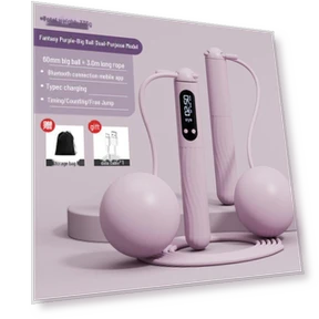 Smart Bluetooth Rechargeable Wireless Jump Rope with Weighted Balls for Fitness — Jump Ropes, VantaGoods